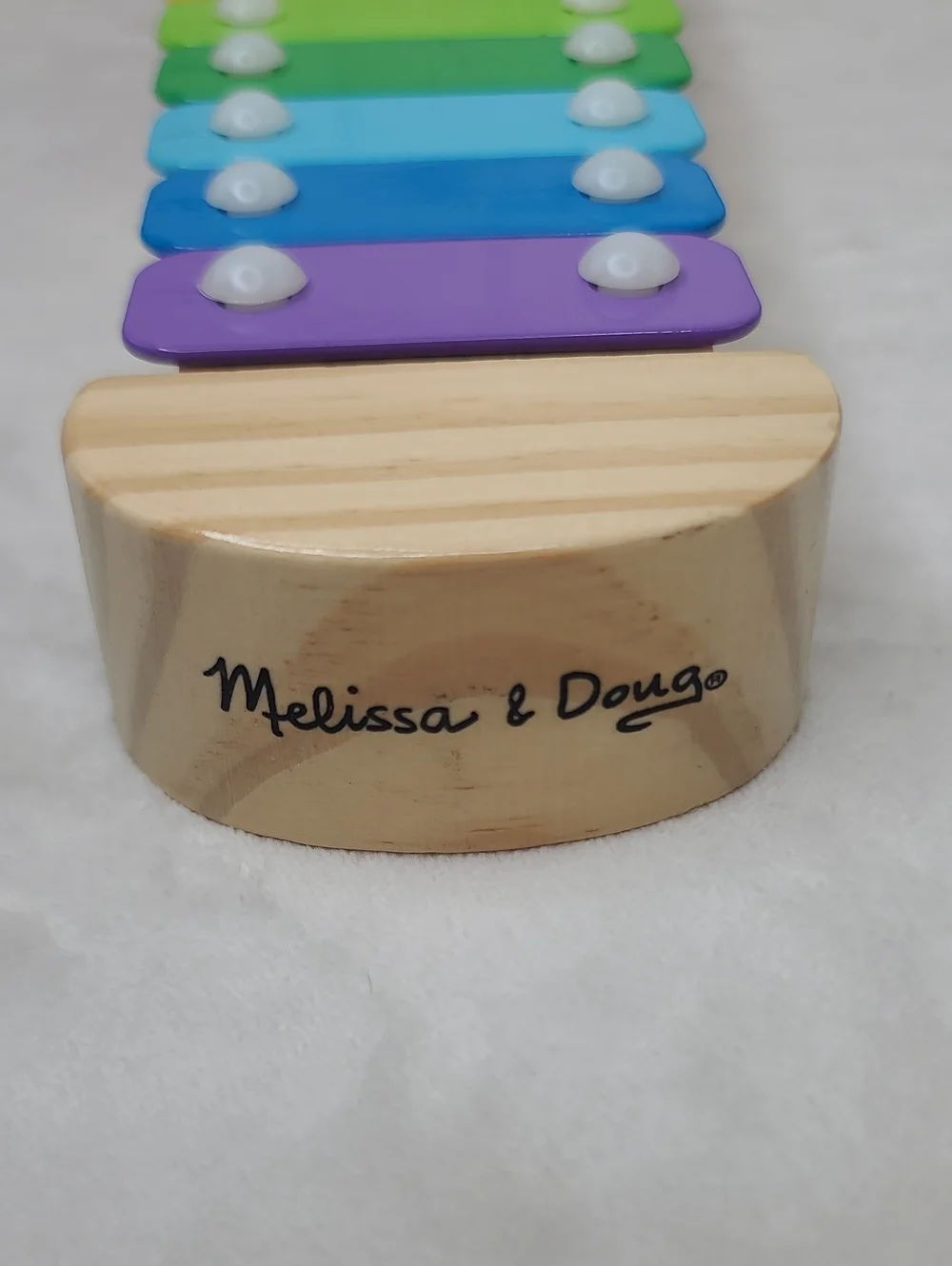 Melissa & Doug Caterpillar Xylophone Musical Toy w/ Wooden Mallets Rainbow Multi